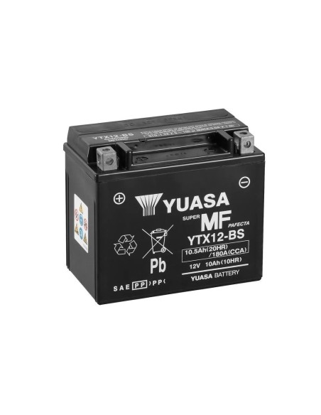 bateria para motocicleta yuasa mf 10 5ah wc ytx12
