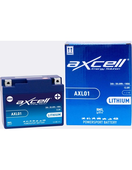 bateria de litio para moto axcell axl01