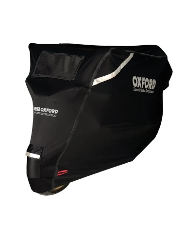 funda para moto oxford protex stretch outdoor premium negro talla m cv161