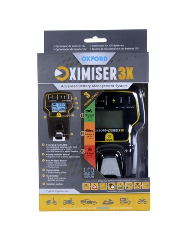 cargador bateria oxford oximiser 3x euro version el200eu