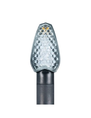 intermitentes moto led oxford signal 7 7 leds lente transparente con resistencias