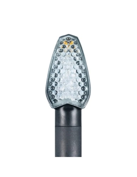 intermitentes moto led oxford signal 7 7 leds lente transparente con resistencias