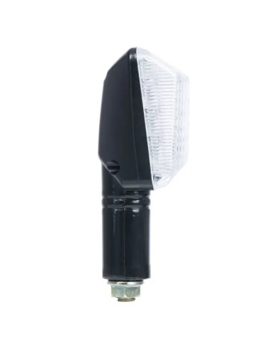 intermitentes moto led rectangulares oxford brazo corto negro lente transparente