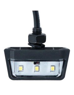 luz de matricula moto oxford halo led 3 leds e mark impermeable