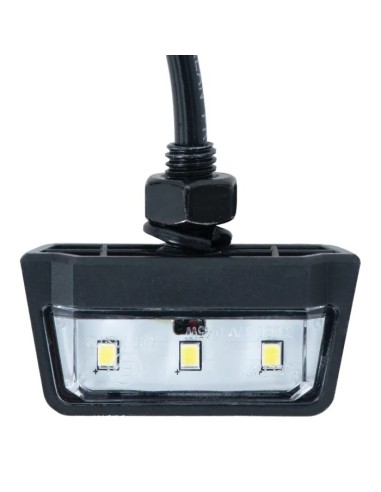 luz de matricula moto oxford halo led 3 leds e mark impermeable