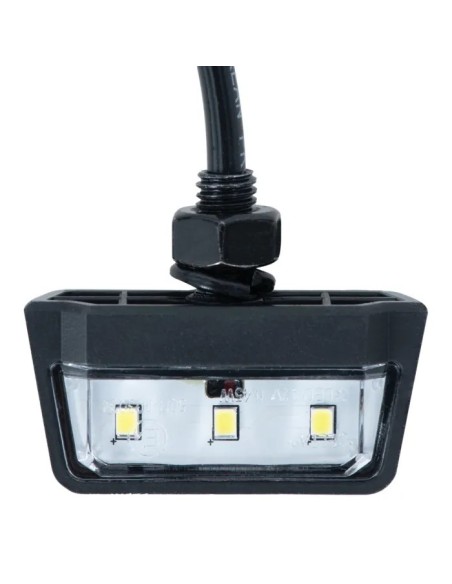 luz de matricula moto oxford halo led 3 leds e mark impermeable
