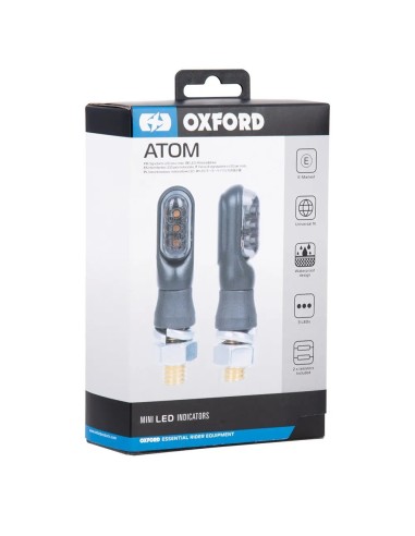 intermitentes oxford led atom mini se incluyen 2 resistencias el350