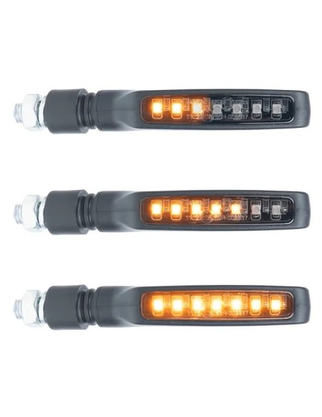 intemitentes led moto secuenciales incluyen resistencias oxford nightglider