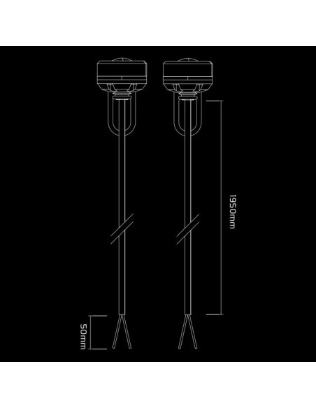 luz delantera auxiliar moto aluminio oxford front run light