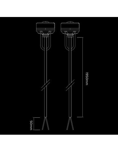 luz de posicion moto trasera oxford run light led auxiliar aluminio