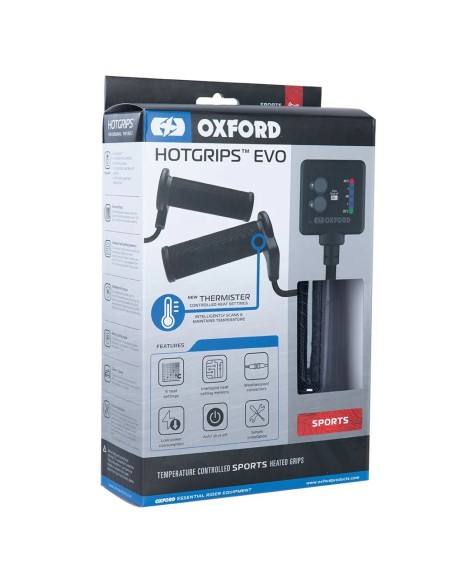 Puños calefactables Oxford EVO Sports EL422 – Control y confort