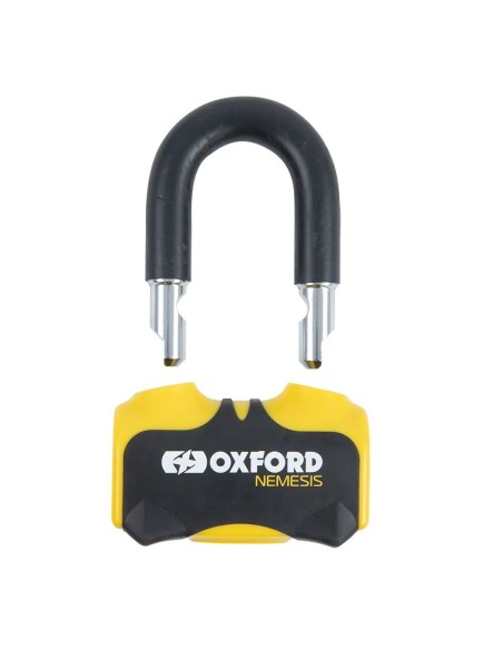 candado de disco oxford nemesis 16 mm amarillo lk471