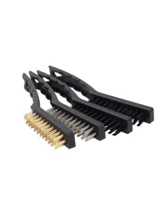 juego de cepillos de alambre oxford 4 piezas para limpieza mecanica
