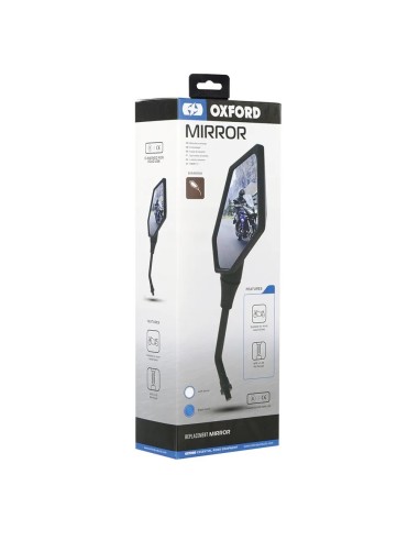 espejo retrovisor oxford diamond para moto lado derecho ox571