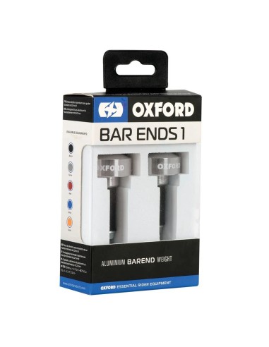 contrapesos de manillar oxford barends 1 color plata ox589