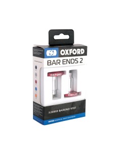 contrapesos de manillar oxford bar ends 2 color rojo ox595 2