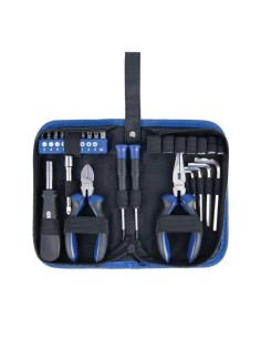 Kit herramientas moto Oxford Biker Toolkit – 28 piezas compacto