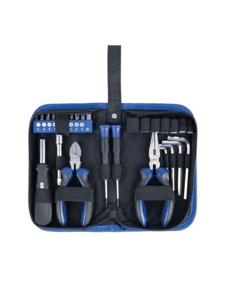 Kit herramientas moto Oxford Biker Toolkit – 28 piezas compacto
