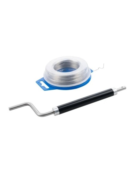 trenzador de alambre de seguridad oxford lock wire acero inoxidable 30 m con aplicador
