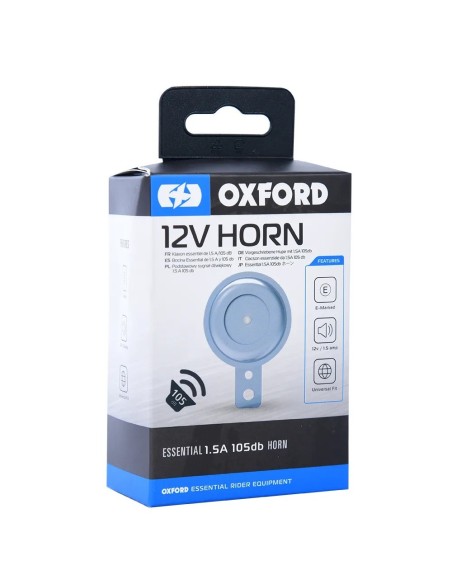 bocina oxford de 12 v cromo ox780