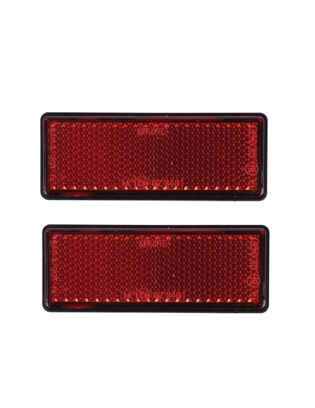 par de reflectores autoadhesivos oxford rectangulares ox804 catadioptrico