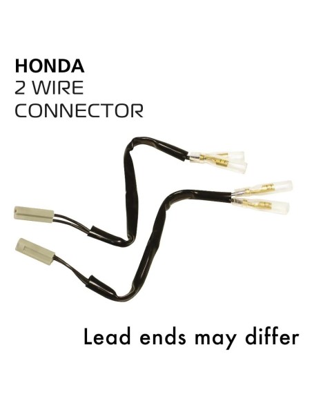 conector oxford para intermitentes especificos 2 cables honda ox892
