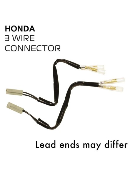 conector oxford para intermitentes especificos 3 cables honda ox893
