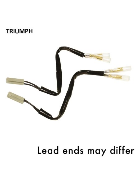 conector oxford para intermitentes especificos triumph negro ox899
