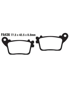 pastillas traseras ebc fa436hh honda cbr y varios modelos 2