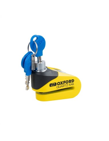 candado de disco con alarma oxford quartz xa6 lk215
