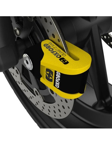 candado de disco con alarma oxford quartz xa6 lk215