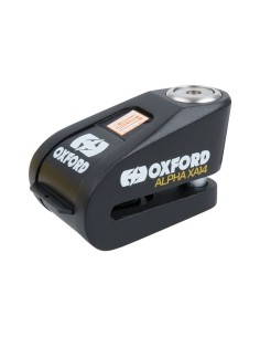 candado de disco con alarma oxford alpha xa14 negro negro lk218