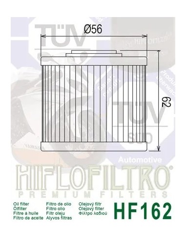 filtro de aceite bmw r 1300 gs
