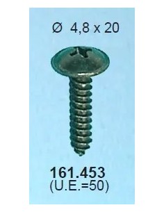 tornillo carroceria 4 8 x 20