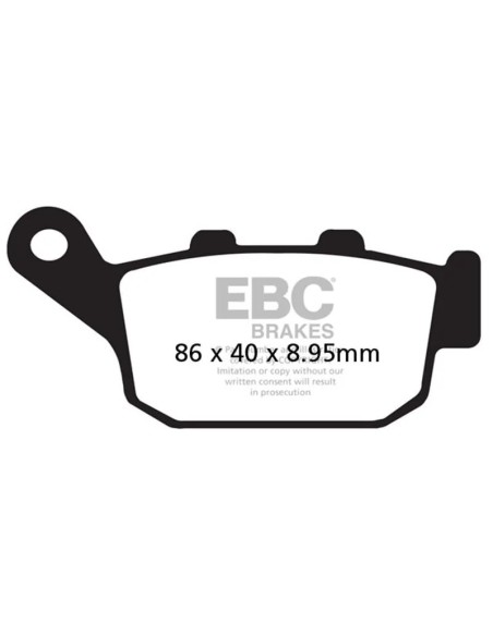 pastillas de freno ebc fa496hh