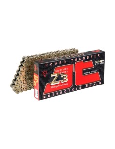 cadena de moto jt sprockets 530z3 x ring 112 eslabones 530z3112rljts