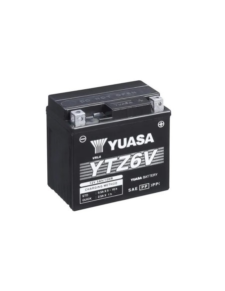 bateria para motocicleta yuasa mf 5 3ah cp ytz6v