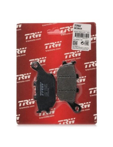 pastillas de freno moto trw mcb672