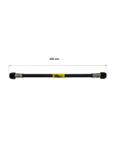 tubo latiguillo carbono 600 mm negro fren tubo a09c0600 linea de freno moto carbotech
