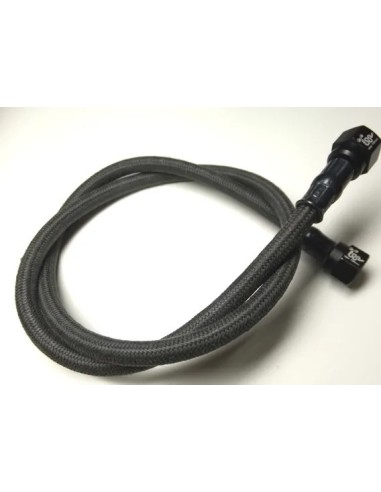 tubo latiguillo carbono 100 mm negro fren tubo a09c0100 linea de freno moto carbotech