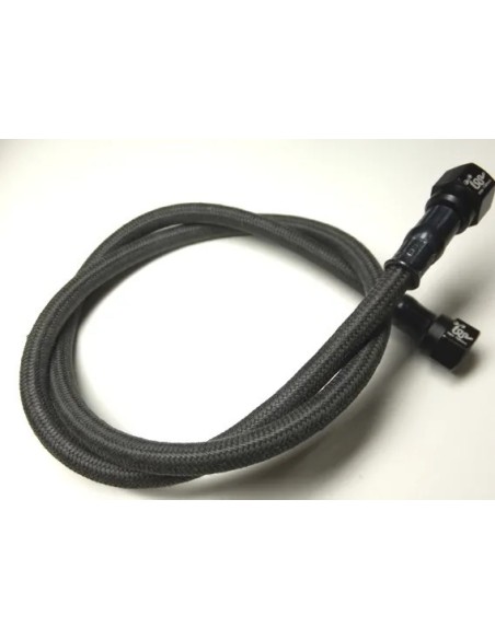 tubo latiguillo carbono 100 mm negro fren tubo a09c0100 linea de freno moto carbotech