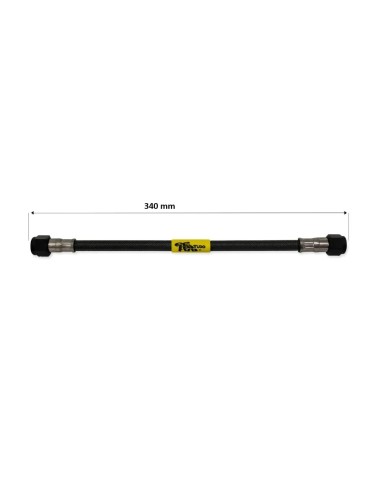 tubo latiguillo carbono 340 mm negro fren tubo a09c0340 linea de freno moto carbotech