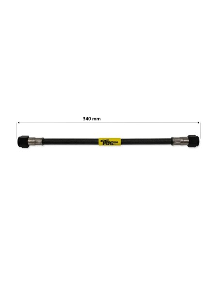 tubo latiguillo carbono 340 mm negro fren tubo a09c0340 linea de freno moto carbotech