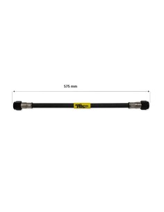 tubo latiguillo carbono 575 mm negro fren tubo a09c0575 linea de freno moto carbotech