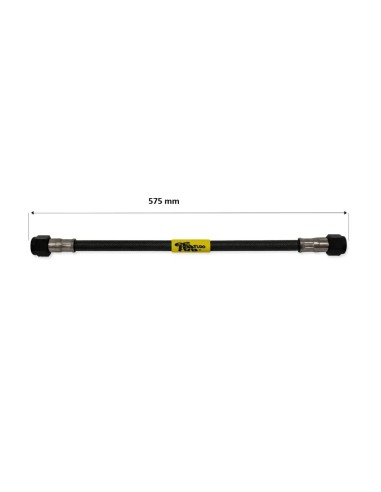 tubo latiguillo carbono 575 mm negro fren tubo a09c0575 linea de freno moto carbotech