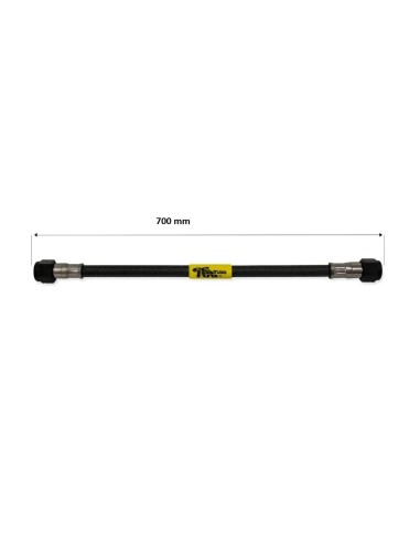 tubo latiguillo carbono 700 mm negro fren tubo a09c0700 linea de freno moto carbotech