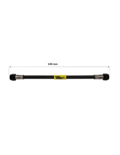tubo latiguillo carbono 140 mm negro fren tubo a09c0140 linea de freno moto carbotech