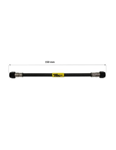 tubo latiguillo carbono 150 mm negro fren tubo a09c0150 linea de freno moto carbotech