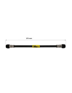 tubo latiguillo carbono 375 mm negro fren tubo a09c0375 linea de freno moto carbotech