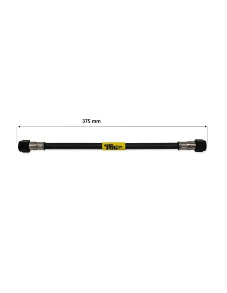 tubo latiguillo carbono 375 mm negro fren tubo a09c0375 linea de freno moto carbotech